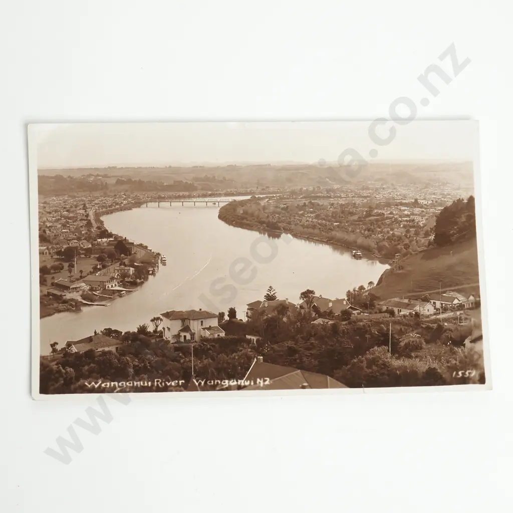 Vintage Wanganui River Post Card Photo Image 1++