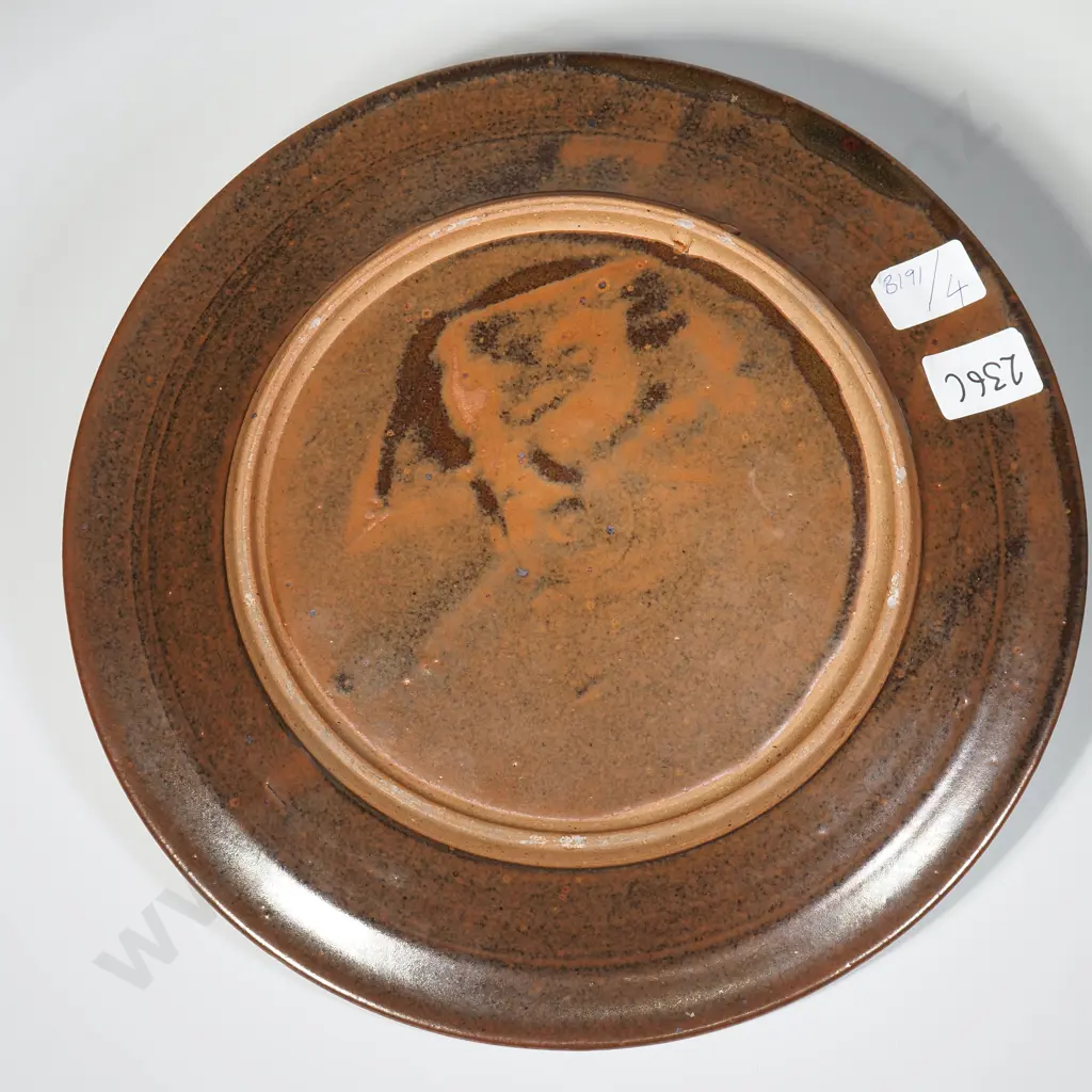 Peter Stichbury Large Stoneware Wall Plate Image 1++