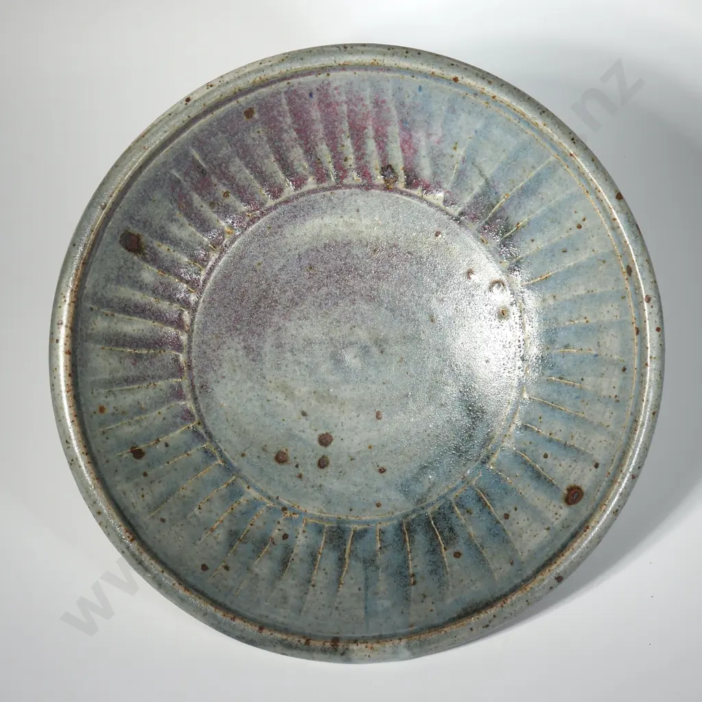 Adrian Cotter Stoneware Fluted Bowl Image 1++