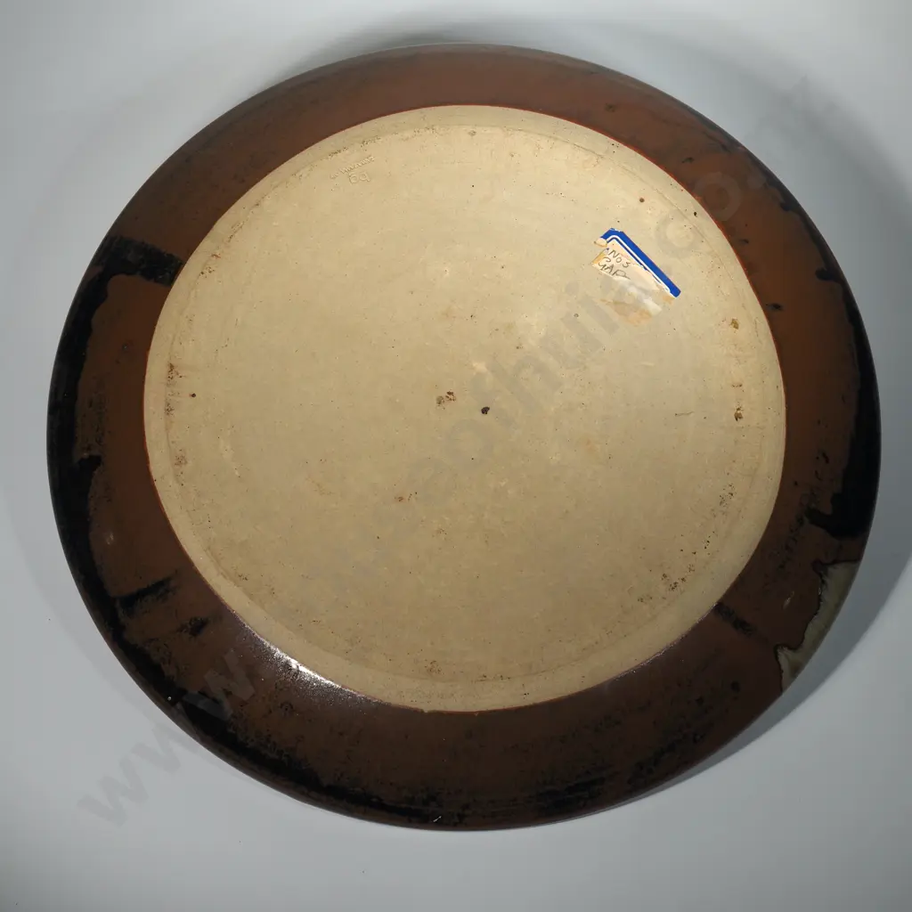 Brian Gartside Huge Stoneware Charger / Platter Image 1++