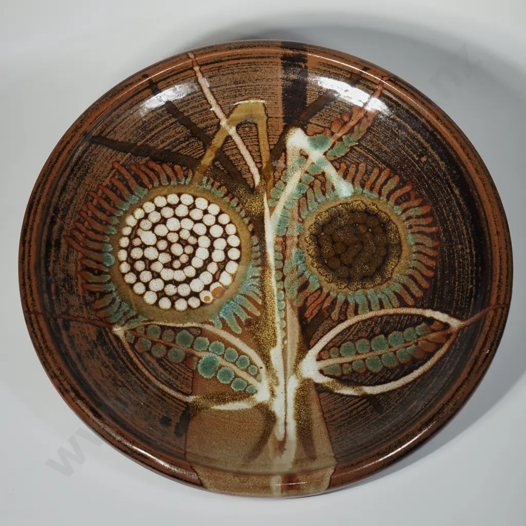 Brian Gartside Huge Stoneware Charger / Platter Image 1++