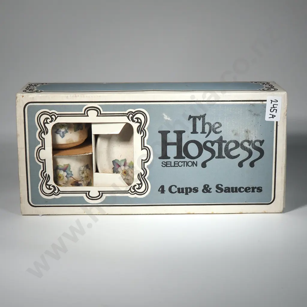 Crown Lynn 'The Hostess Selection' Boxed Cups & Saucers Set Image 1++