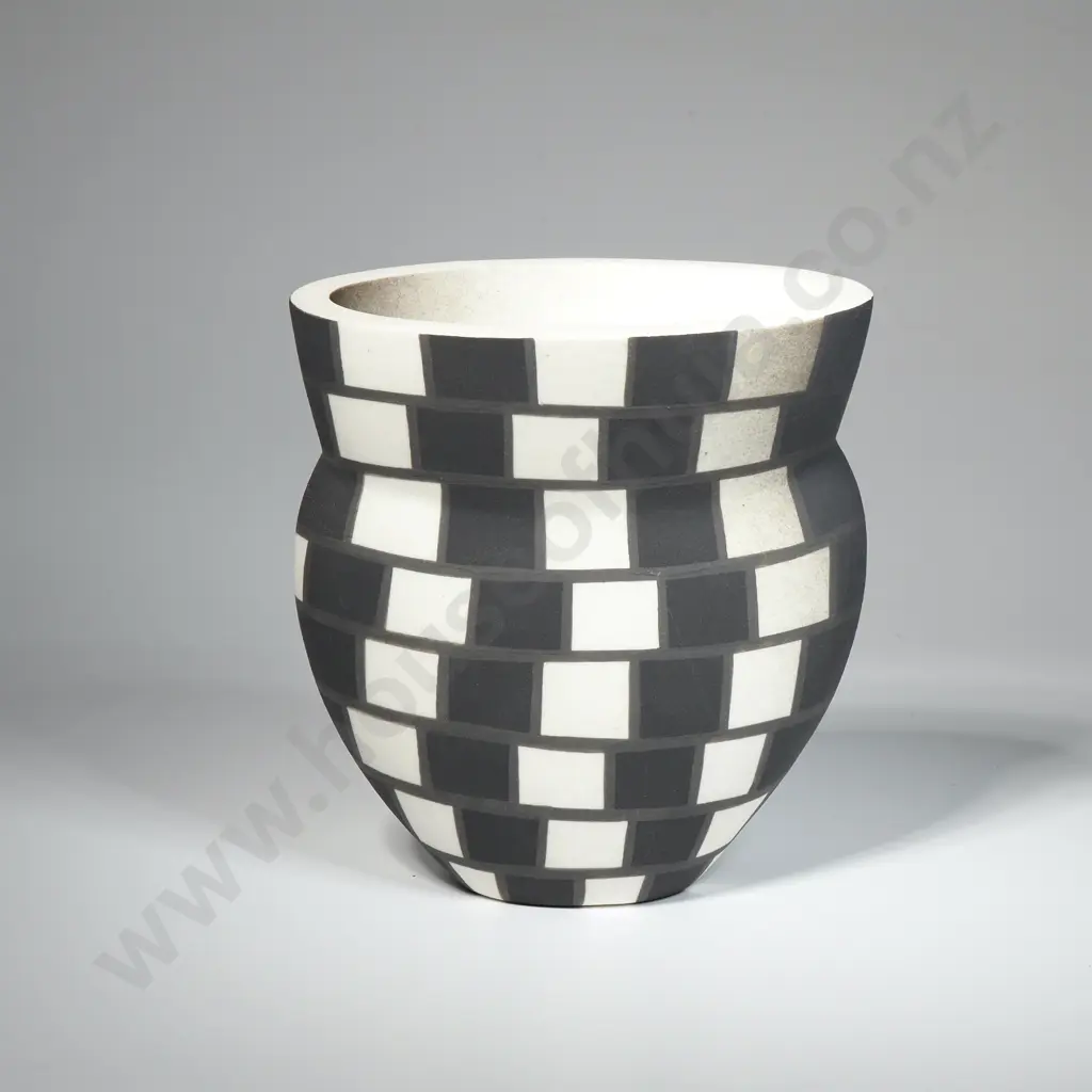 Alice Rose Urn Checkered Art Vase From Her 'Mirage' Series Image 1++
