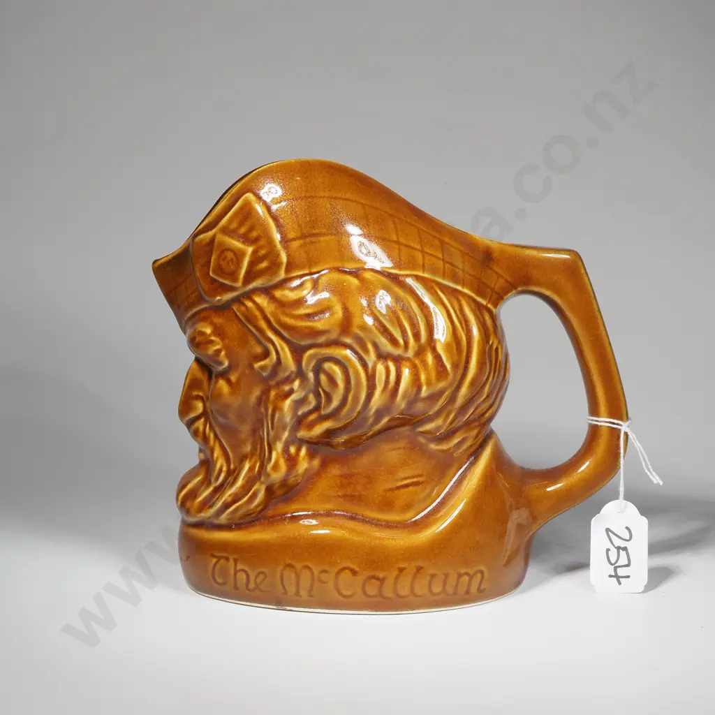 Crown Lynn Pottery Toby Jug "The McCallum" # 2119 Image 1++
