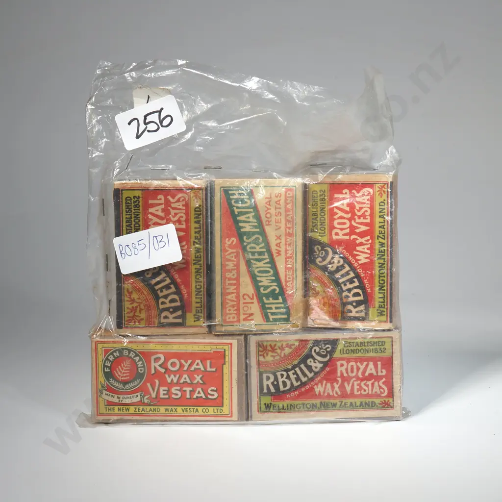 Five Boxes of New Zealand Royal Wax Vestas Image 1++