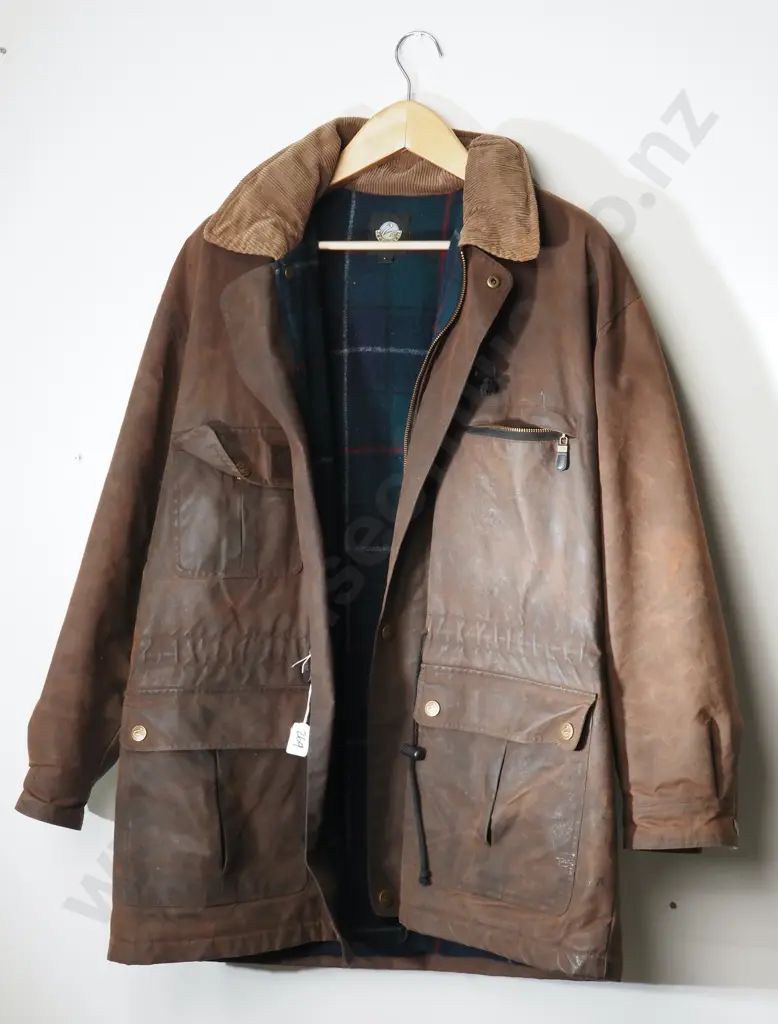 Swanndri Oilskin Karapiro Brown Jacket Size LL Image 1++
