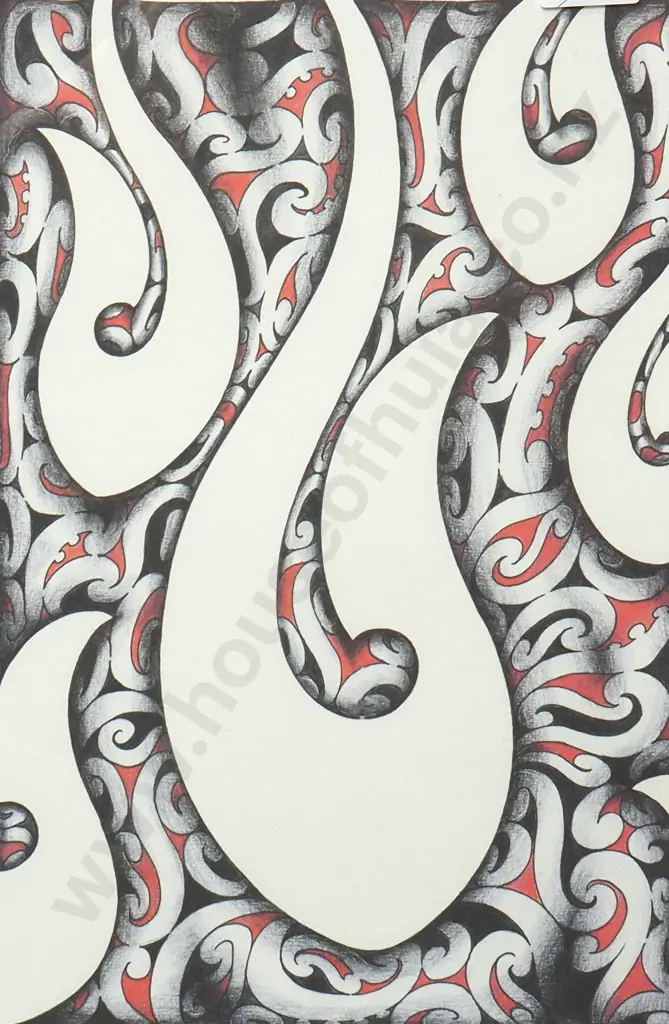 Riki Manuel - 'Matau', Ltd Edition Print 2007 - Ed 235/250 Image 1++