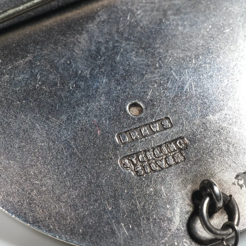 Exceptional Sterling Silver Mounted Moghal Indian Painted Ivory Portrait - Silver-work by Drews, Wanganui Image 1++