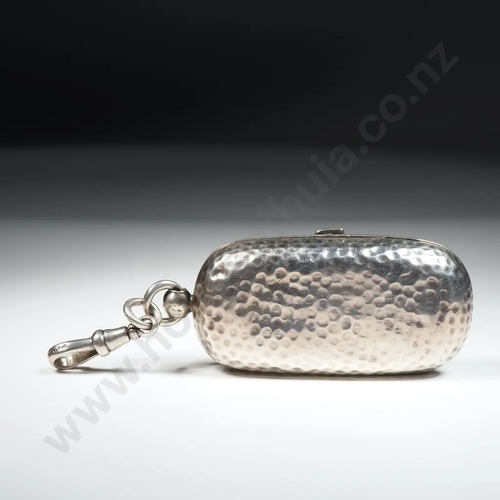 Sterling Silver Full & Half Sovereign Case w Sixpence & Shilling inside Image 1++