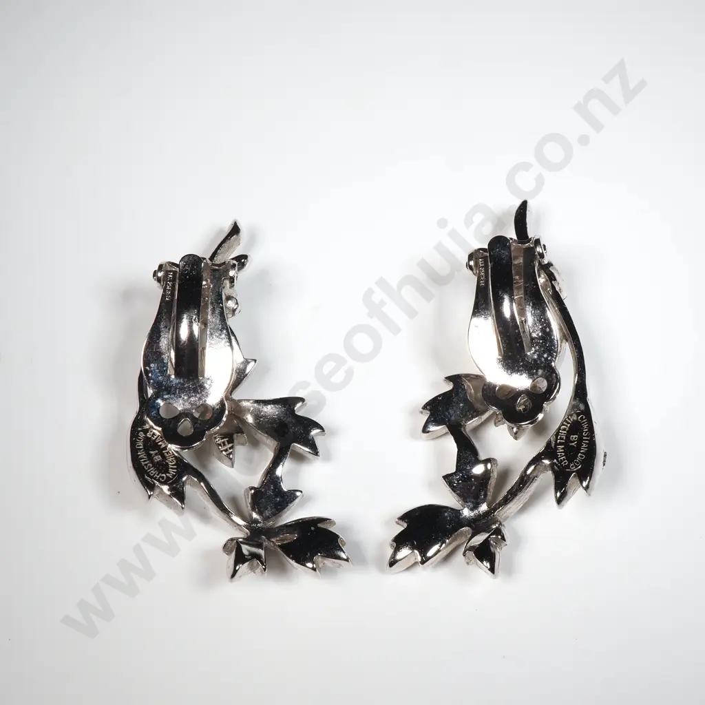 Pair of Mitchel Maer for Christian Dior Earrings Image 1++