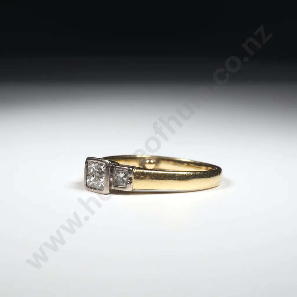 18ct Gold Diamond Ring w Valuation for $2,935.00 Image 1++