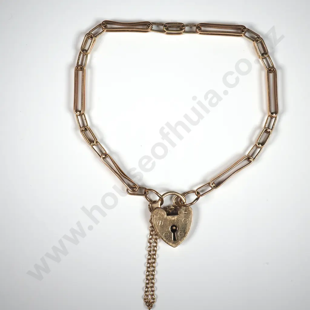 9ct Gold Gate Bracelet Image 1++