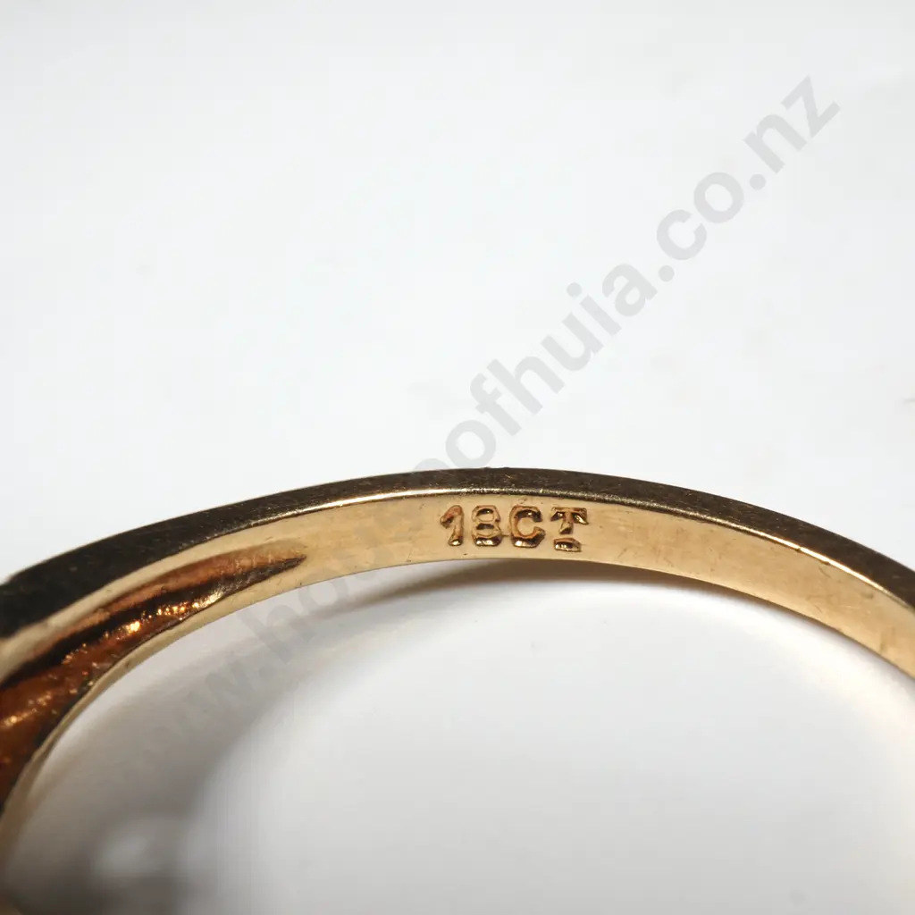 18ct Yellow Gold & Platinum Solitaire Diamond Set Filigree Ring - Valuation  $2,990 Image 1++