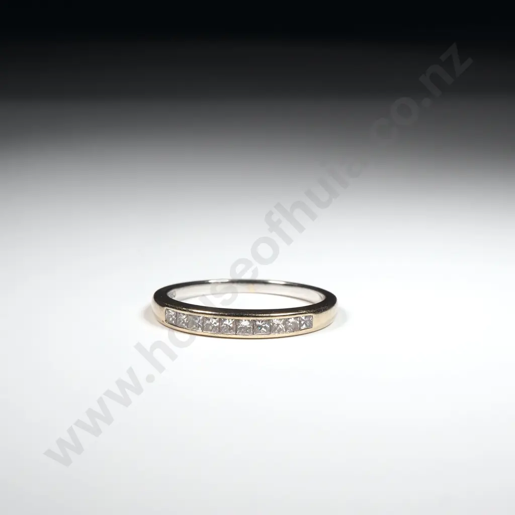 18ct Gold Diamond Eternity Band Image 1++