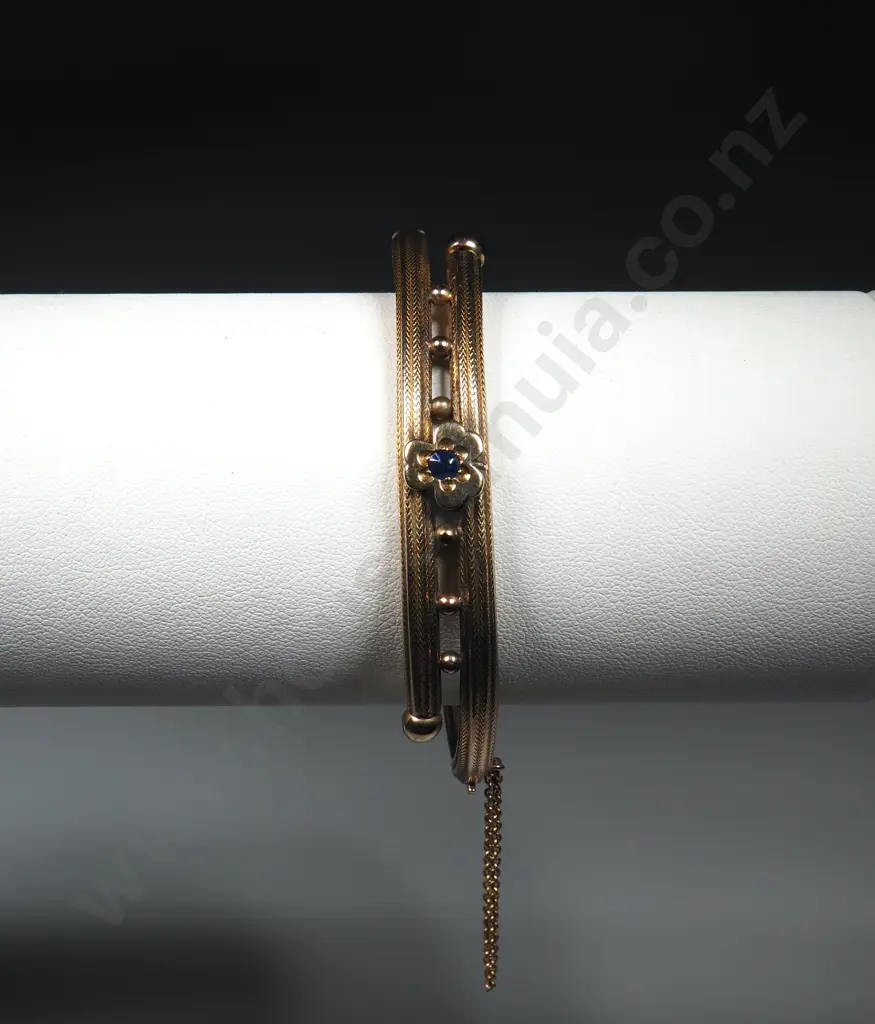 Vintage 9ct Gold Clover Leaf Bracelet Image 1++