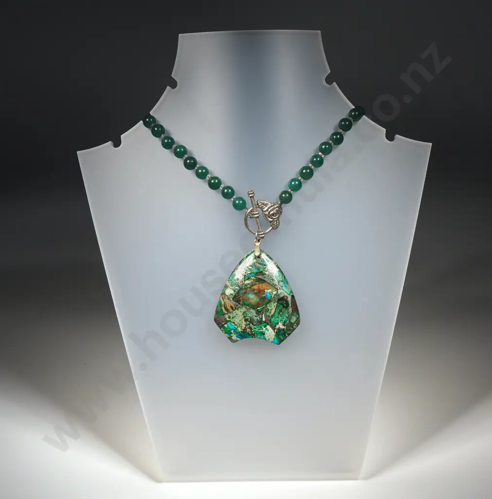 Jade Necklace & Pendant Image 1++
