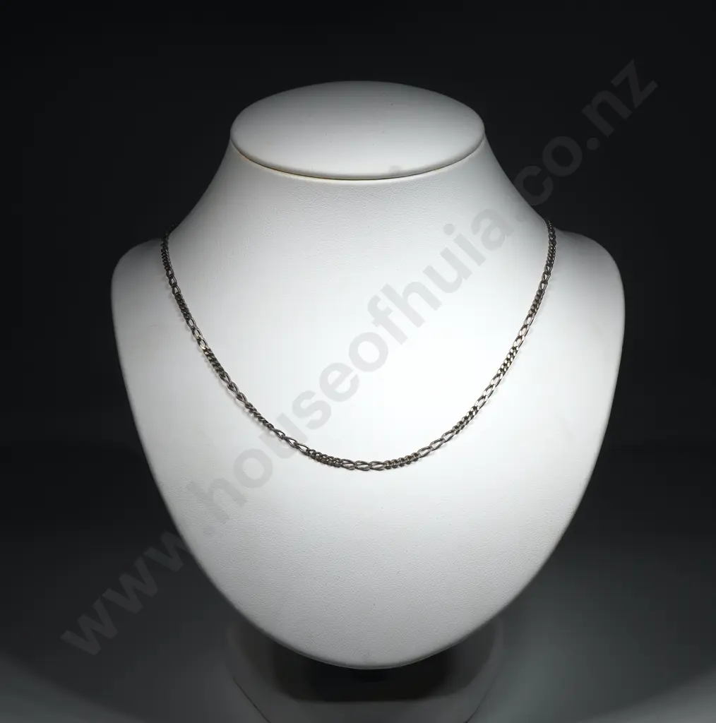 Sterling Silver Figaro Chain Image 1++