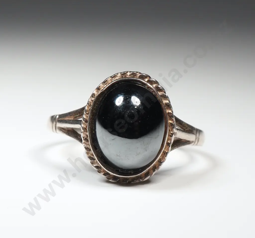Sterling Silver Cabochon Ring Image 1++
