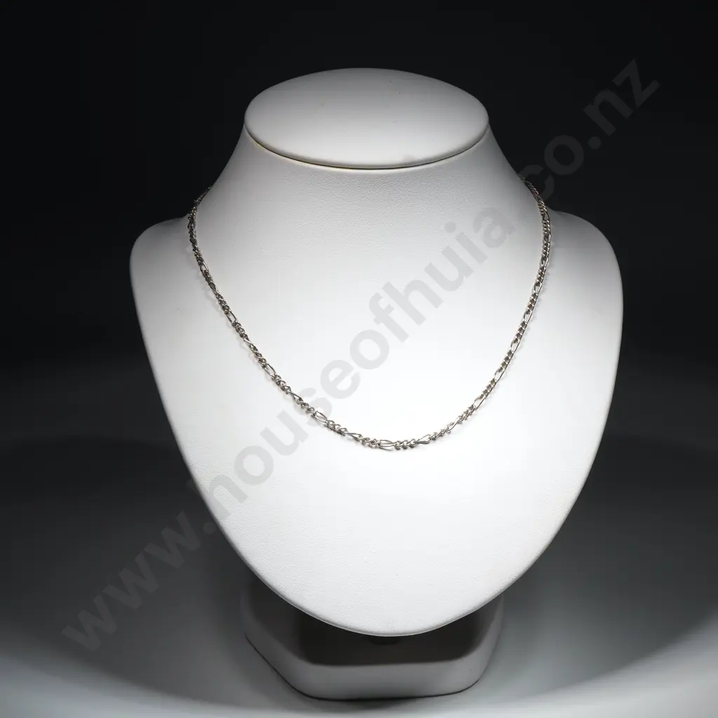 Sterling Silver Figaro Chain Image 1++