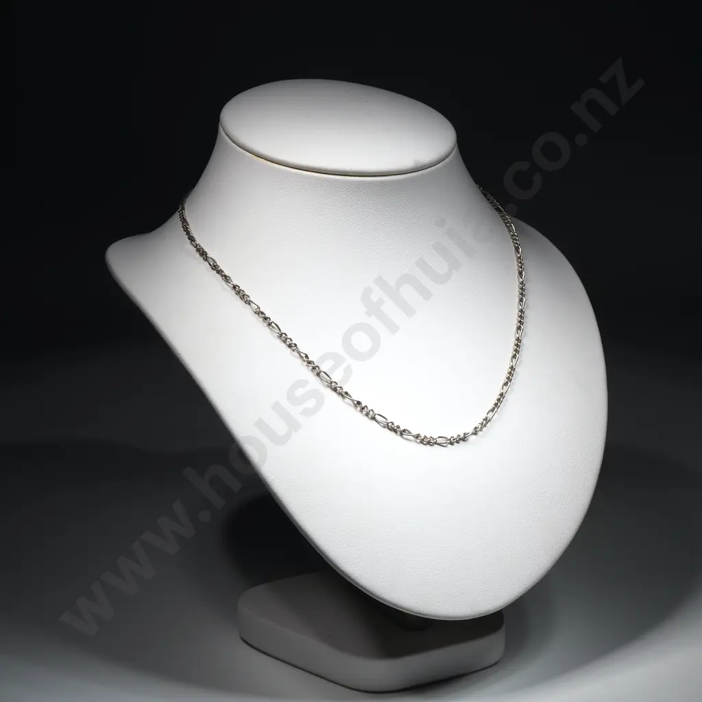 Sterling Silver Figaro Chain Image 1++
