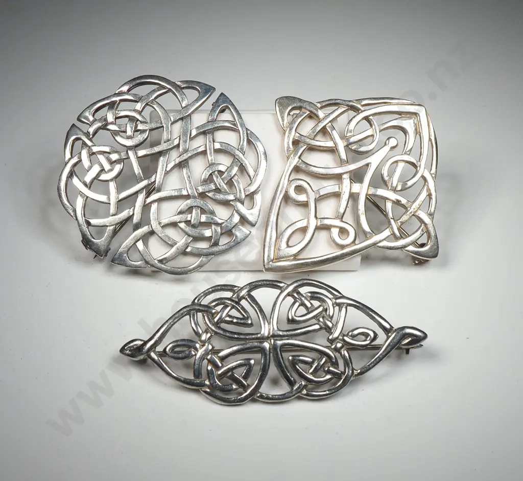 Three Celtic Themed Brooches Image 1++
