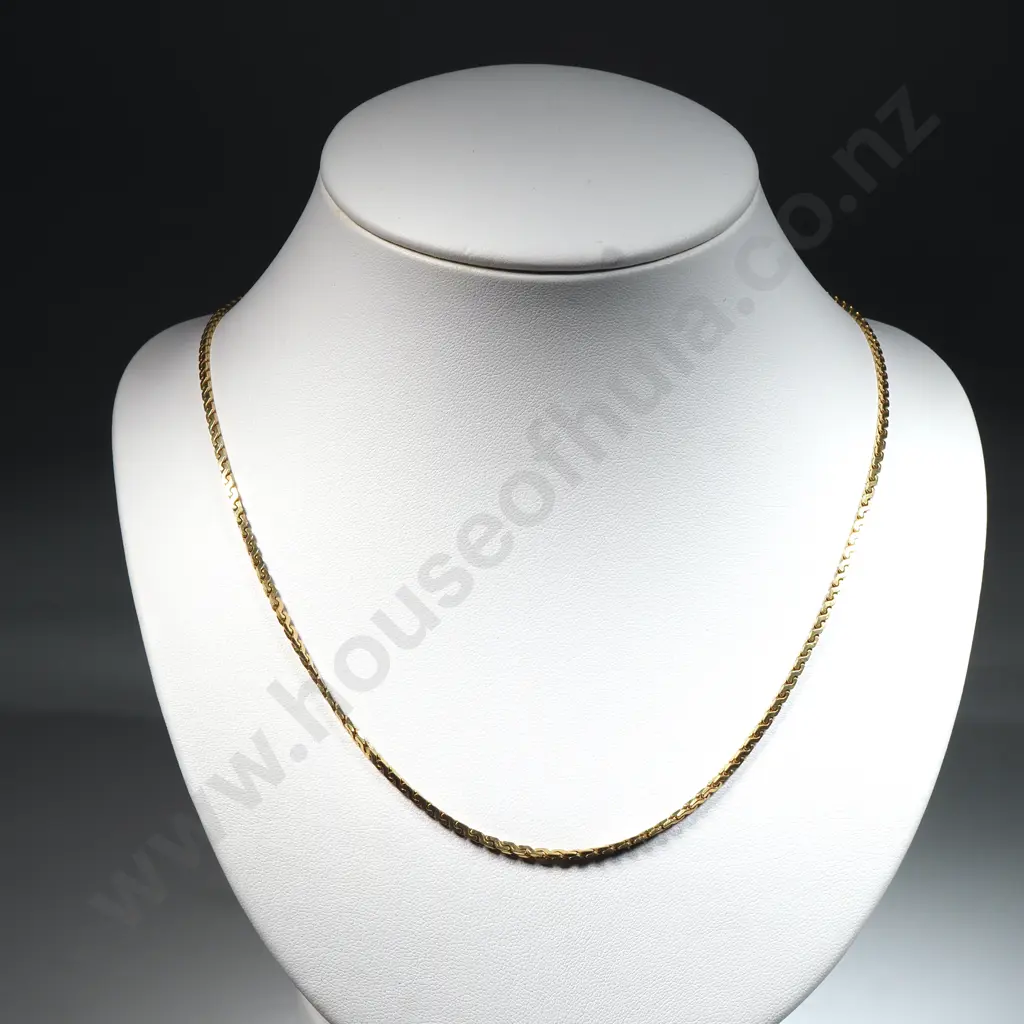 Gold Tone Chain stamped 'Rotterdam Germany' Image 1++