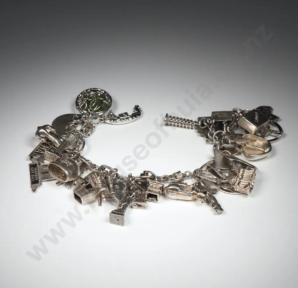 Sterling Silver Charm Bracelet Image 1++