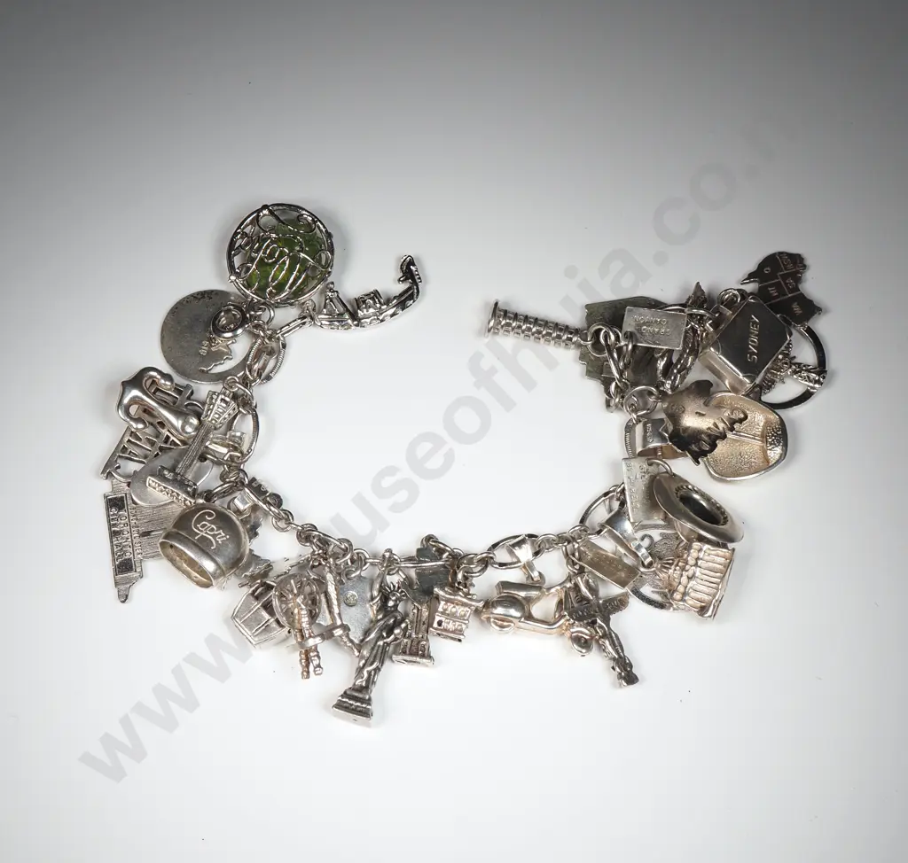 Sterling Silver Charm Bracelet Image 1++