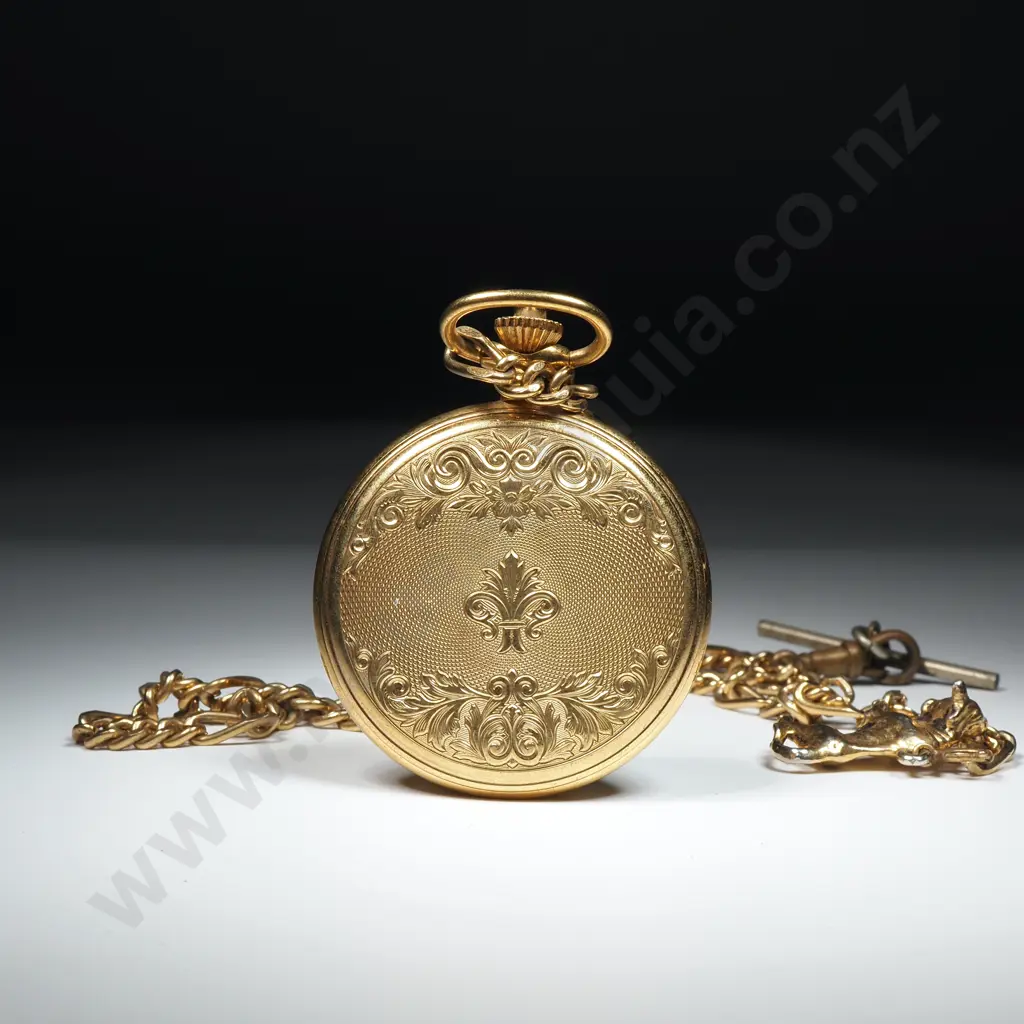 G/P Pocket Watch on Fob Chain Image 1++
