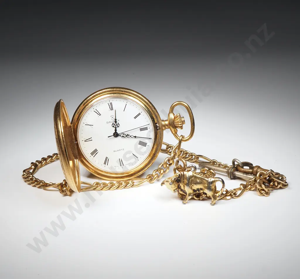 G/P Pocket Watch on Fob Chain Image 1++
