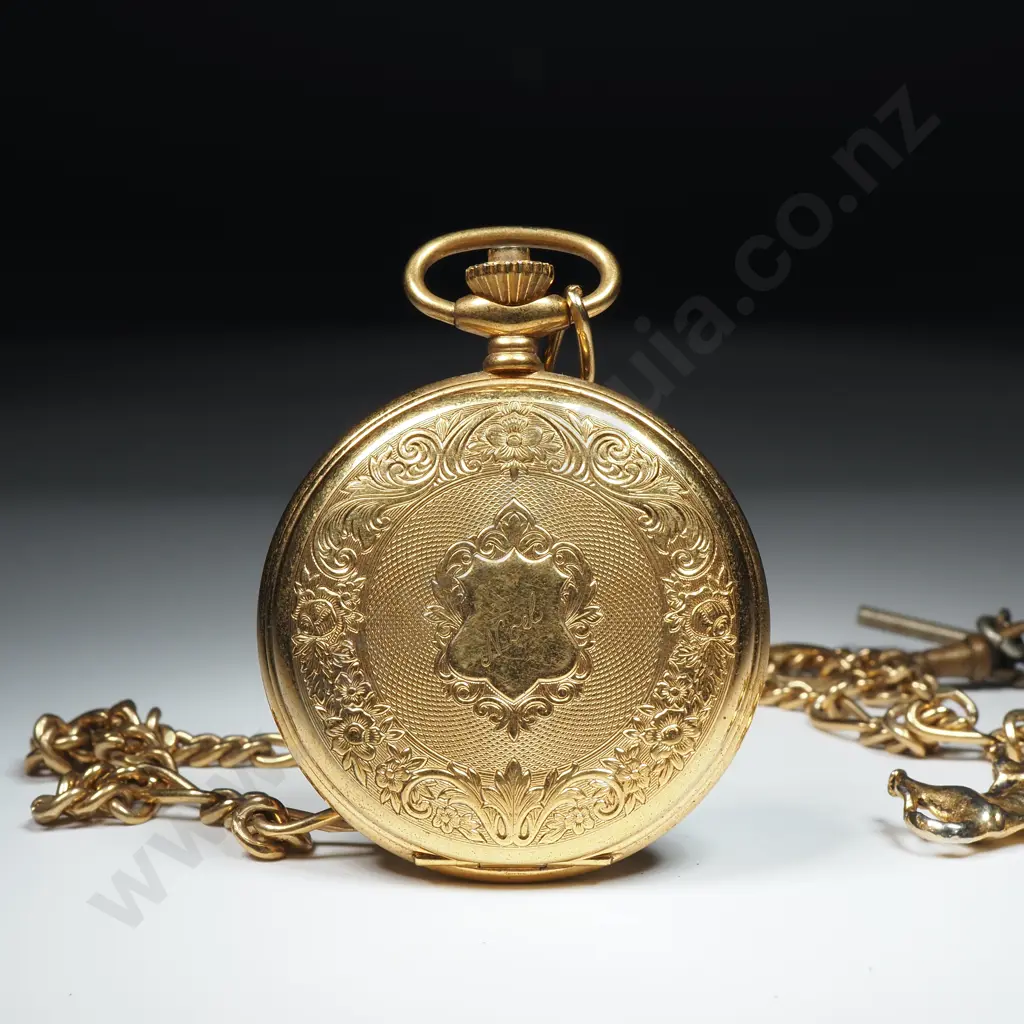 G/P Pocket Watch on Fob Chain Image 1++