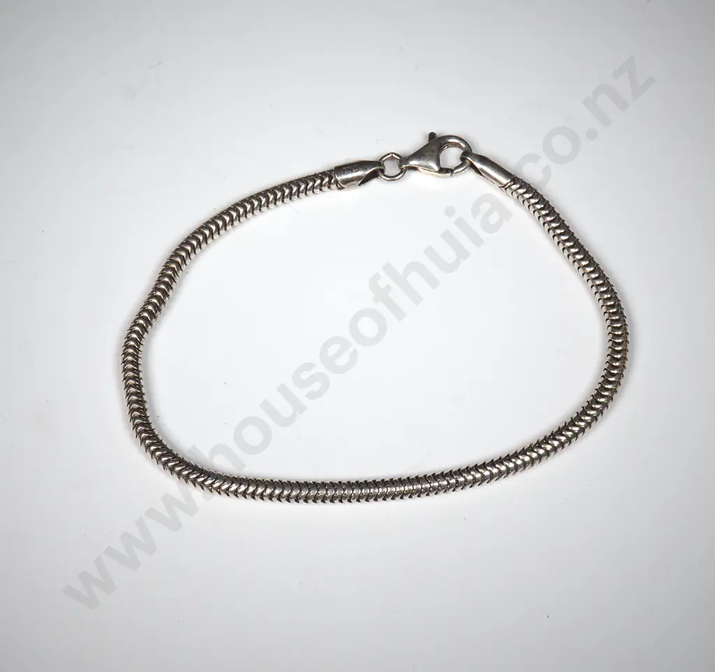 Sterling Silver Snake Bracelet Image 1++