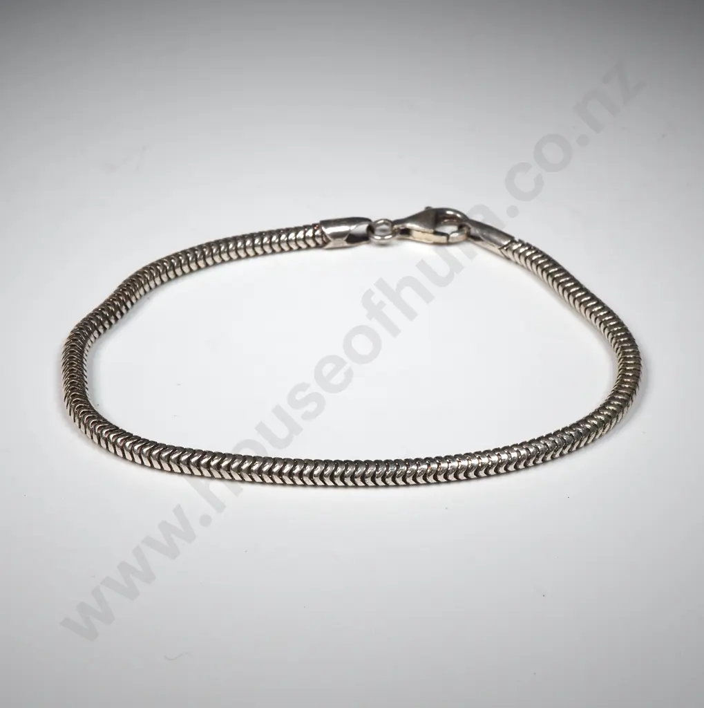 Sterling Silver Snake Bracelet Image 1++