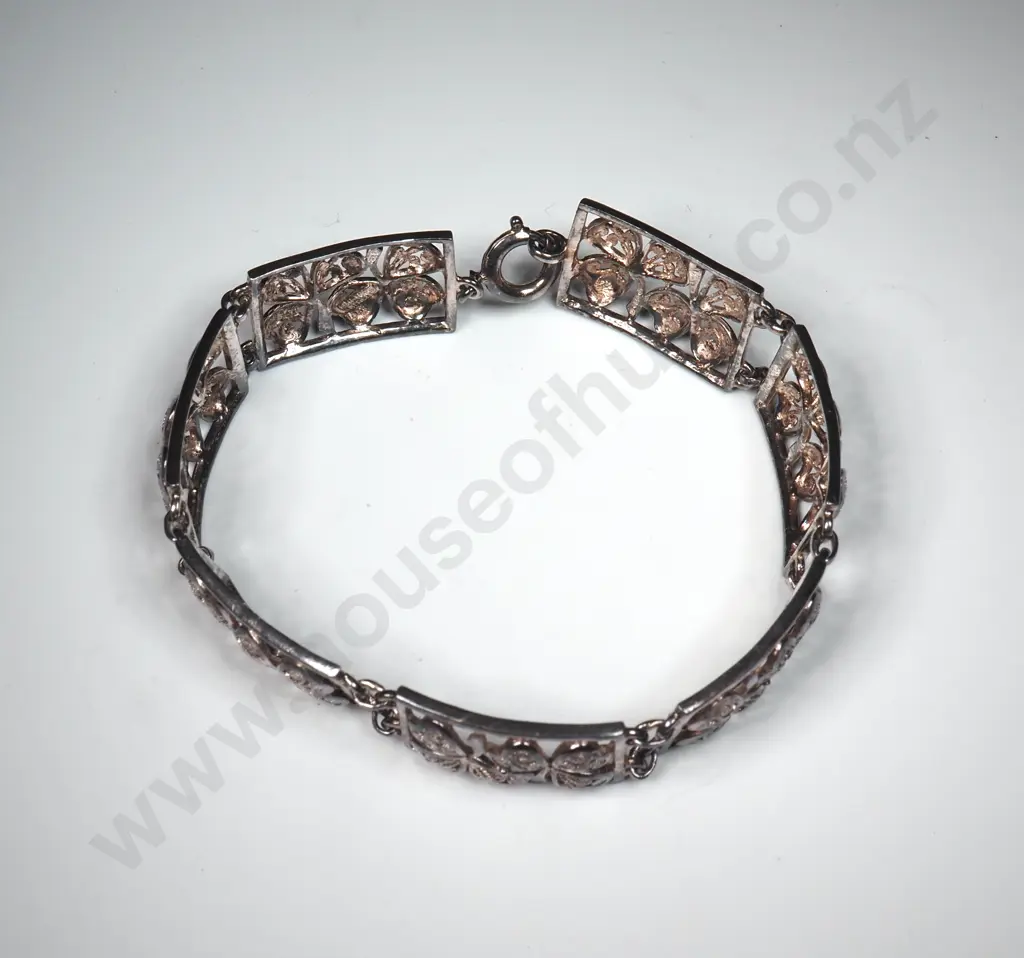 Sterling Silver Filligree Bracelet Image 1++