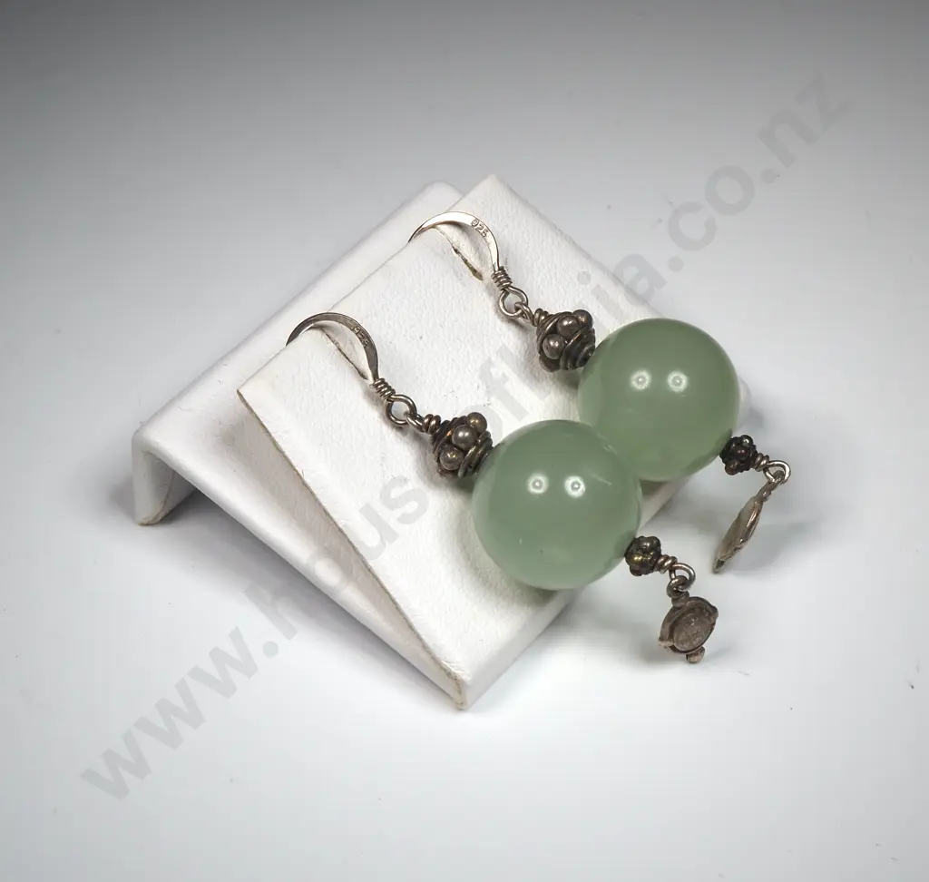 Jade Drop Earrings  Image 1++