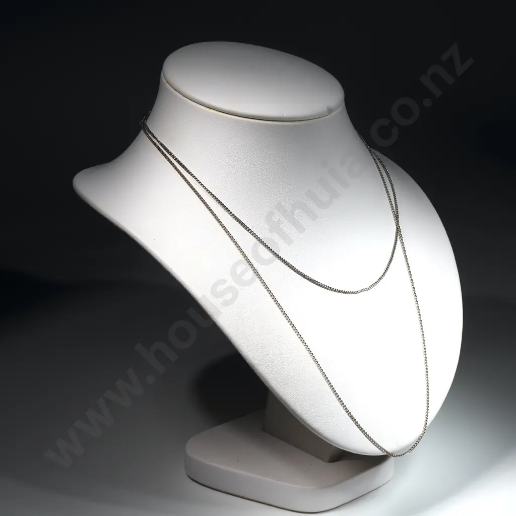 Two Silver Toned Chains Image 1++