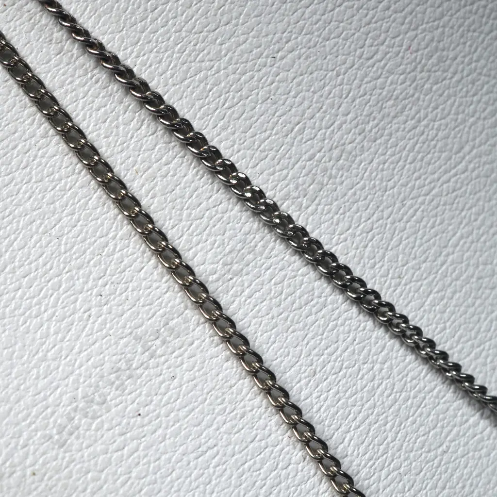 Two Silver Toned Chains Image 1++
