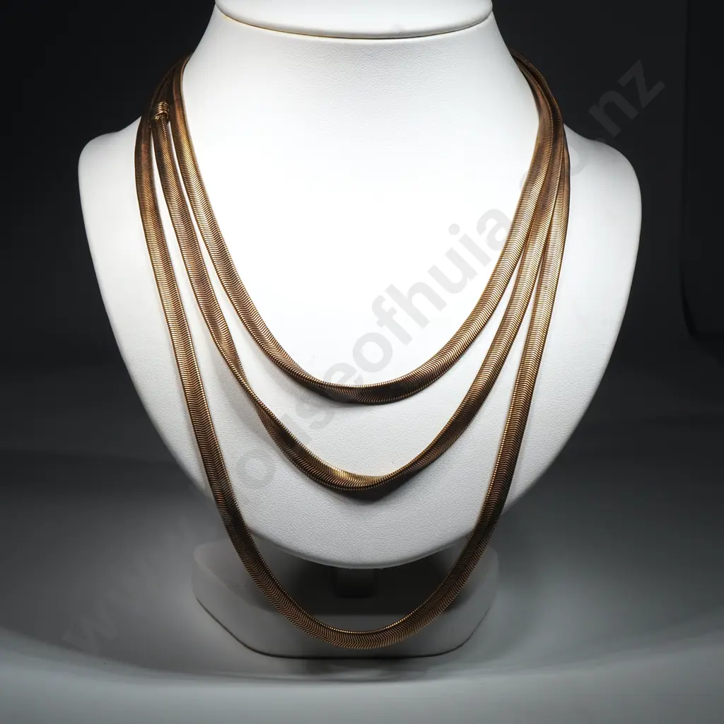 Copper Coloured Snake Chain Image 1++