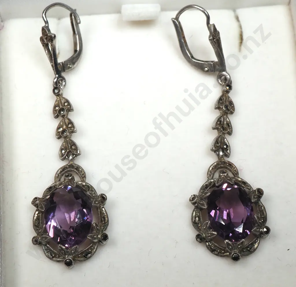 Pair of Sterling Silver Theodor Fahner Earrings Image 1++