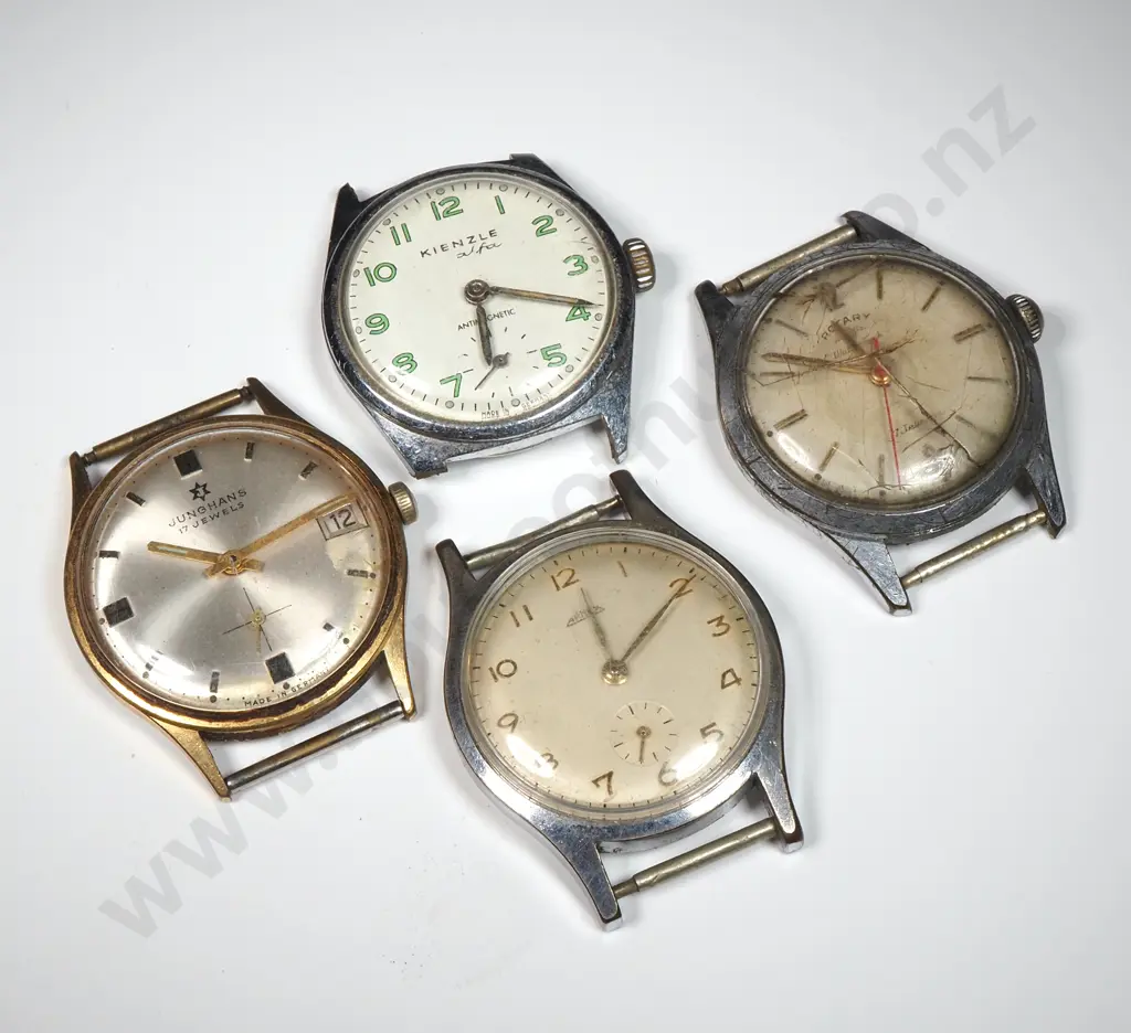 Four Vintage Wristwatch Heads  Image 1++
