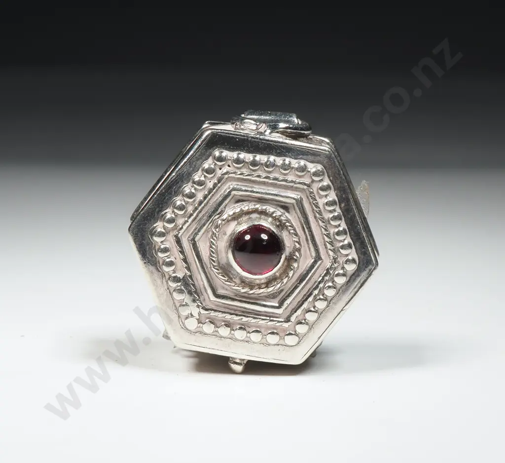 Sterling Silver Pill case Image 1++