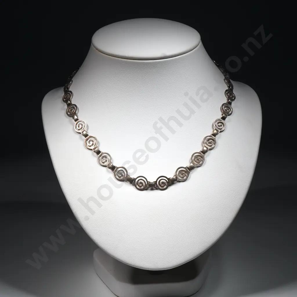 Sterling Silver Intricate Necklace Image 1++