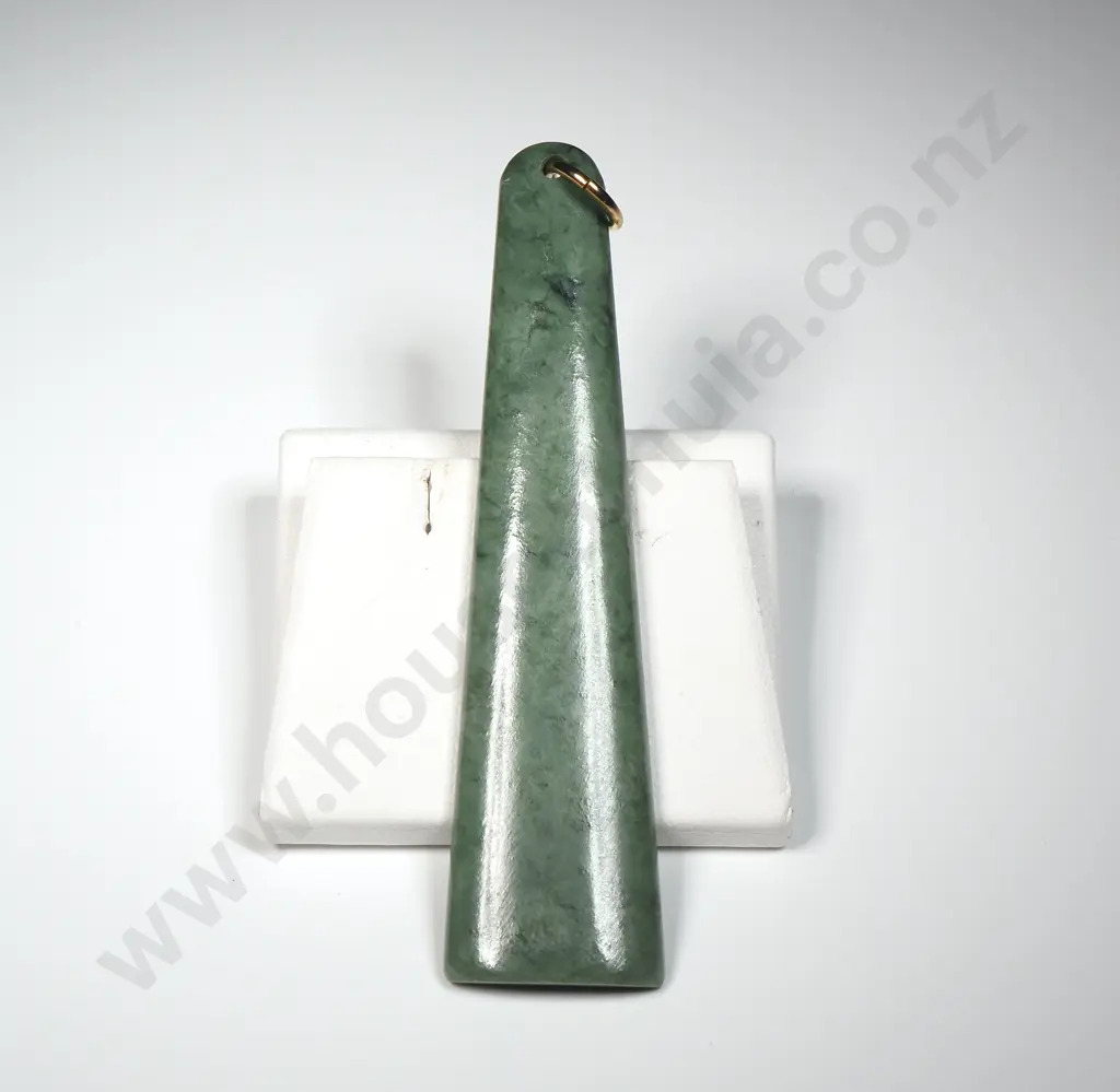 Greenstone Pendant w G/P Bail Image 1++