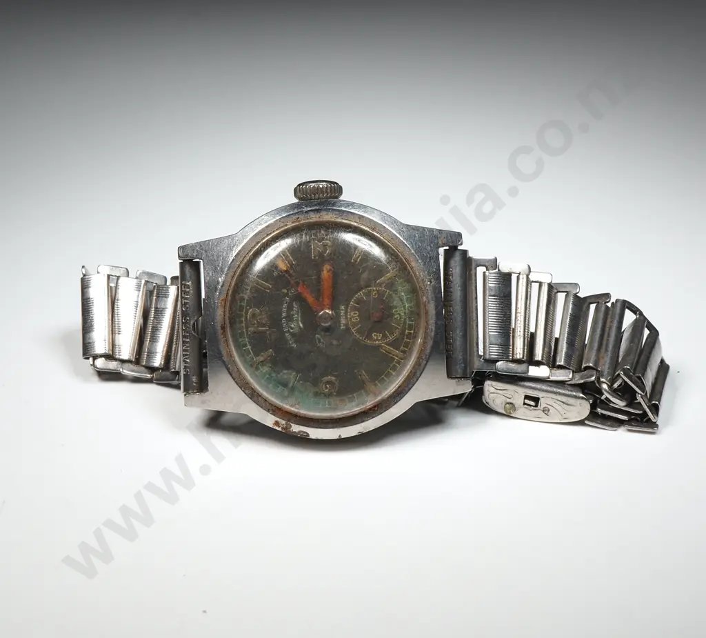 Vintage Black Dial Wristwatch Image 1++