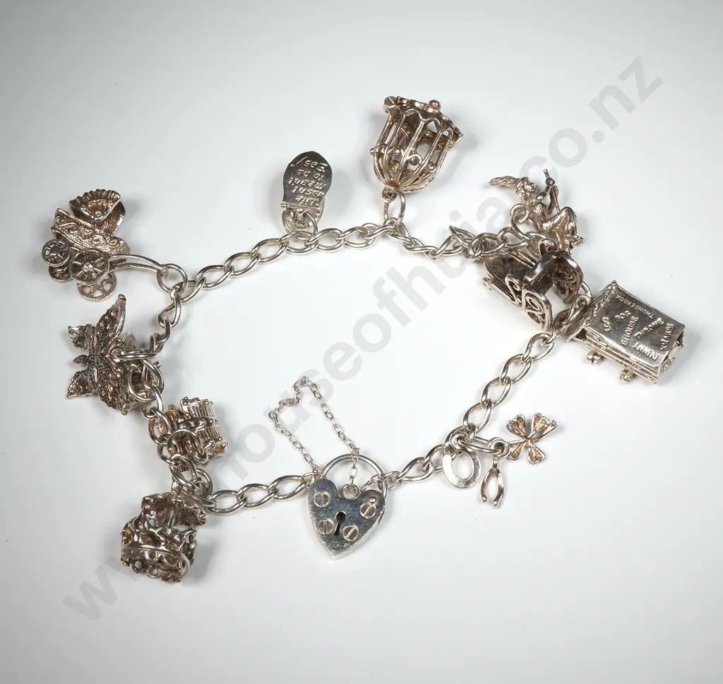 Sterling Silver Charm Bracelet Image 1++