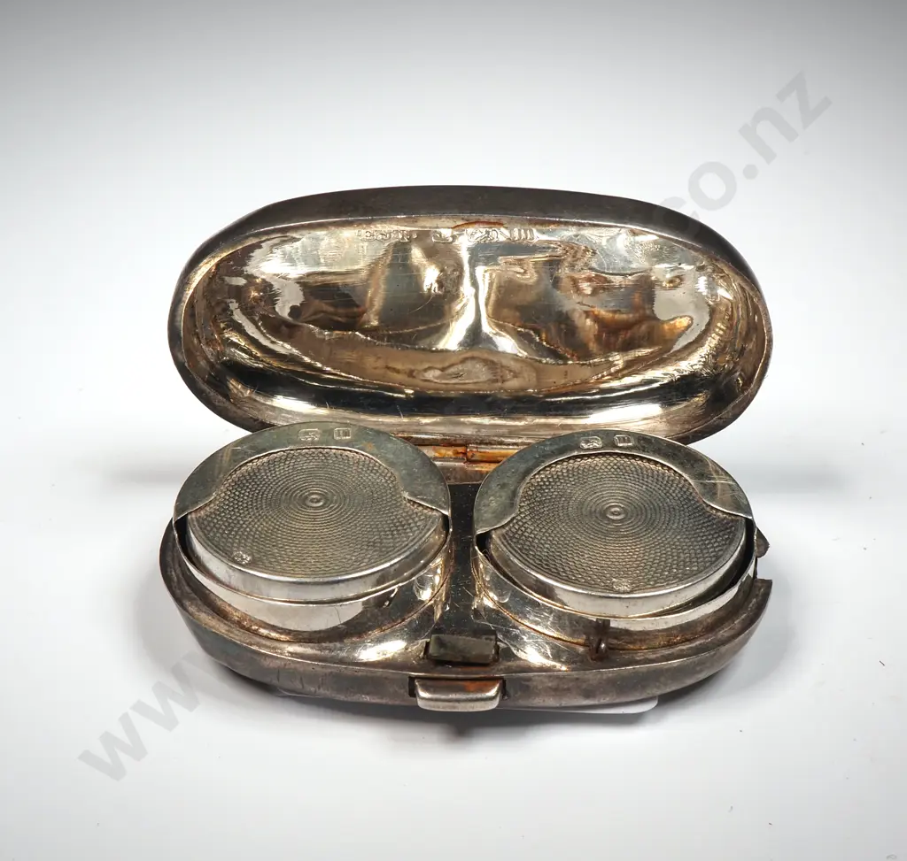 Sterling Silver Double Sovereign Case A/F Image 1++