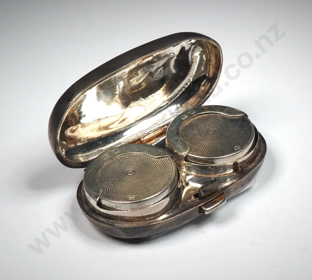 Sterling Silver Double Sovereign Case A/F Image 1++