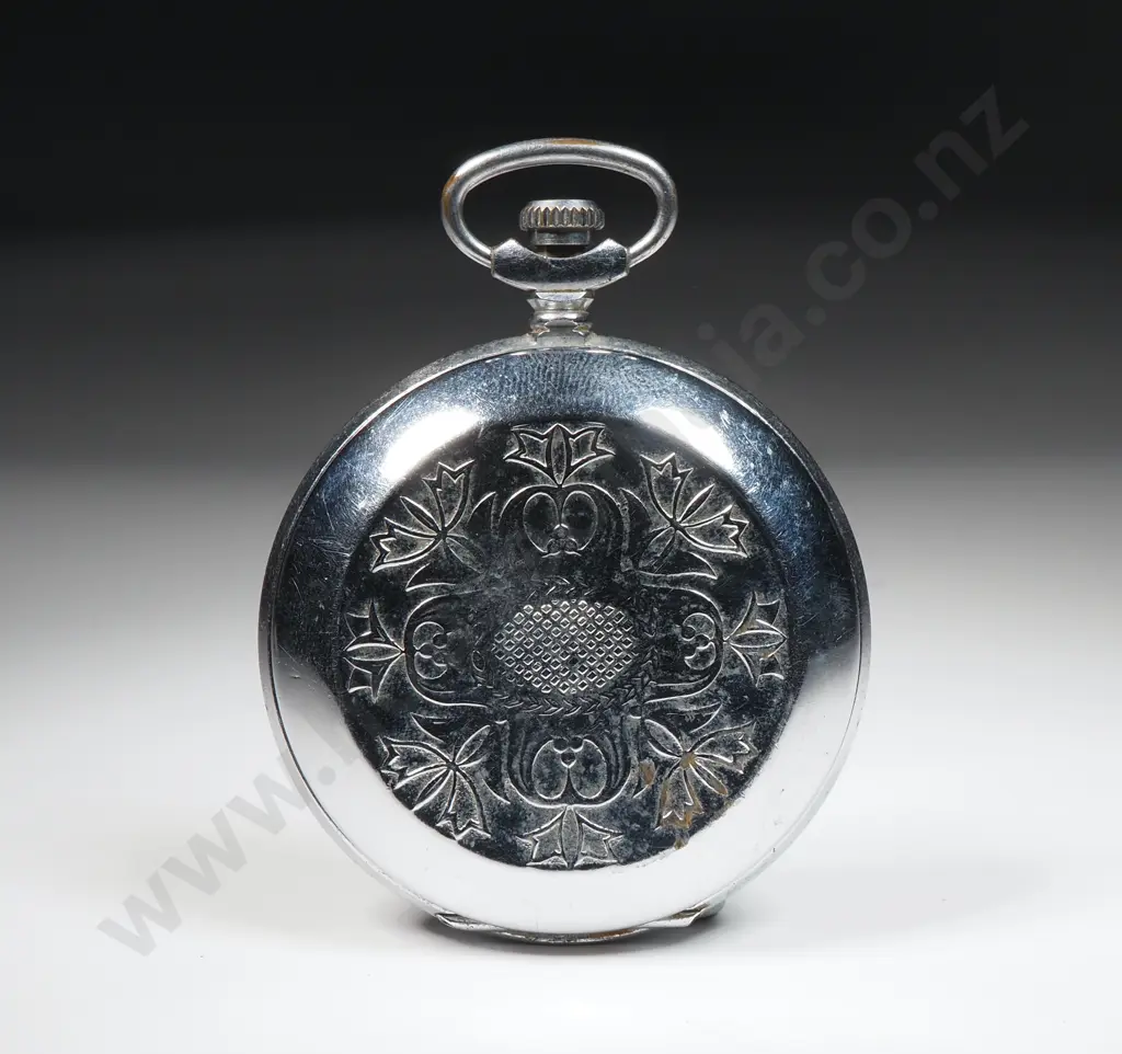 Vintage Molnija Soviet Russian Pocket Watch Image 1++