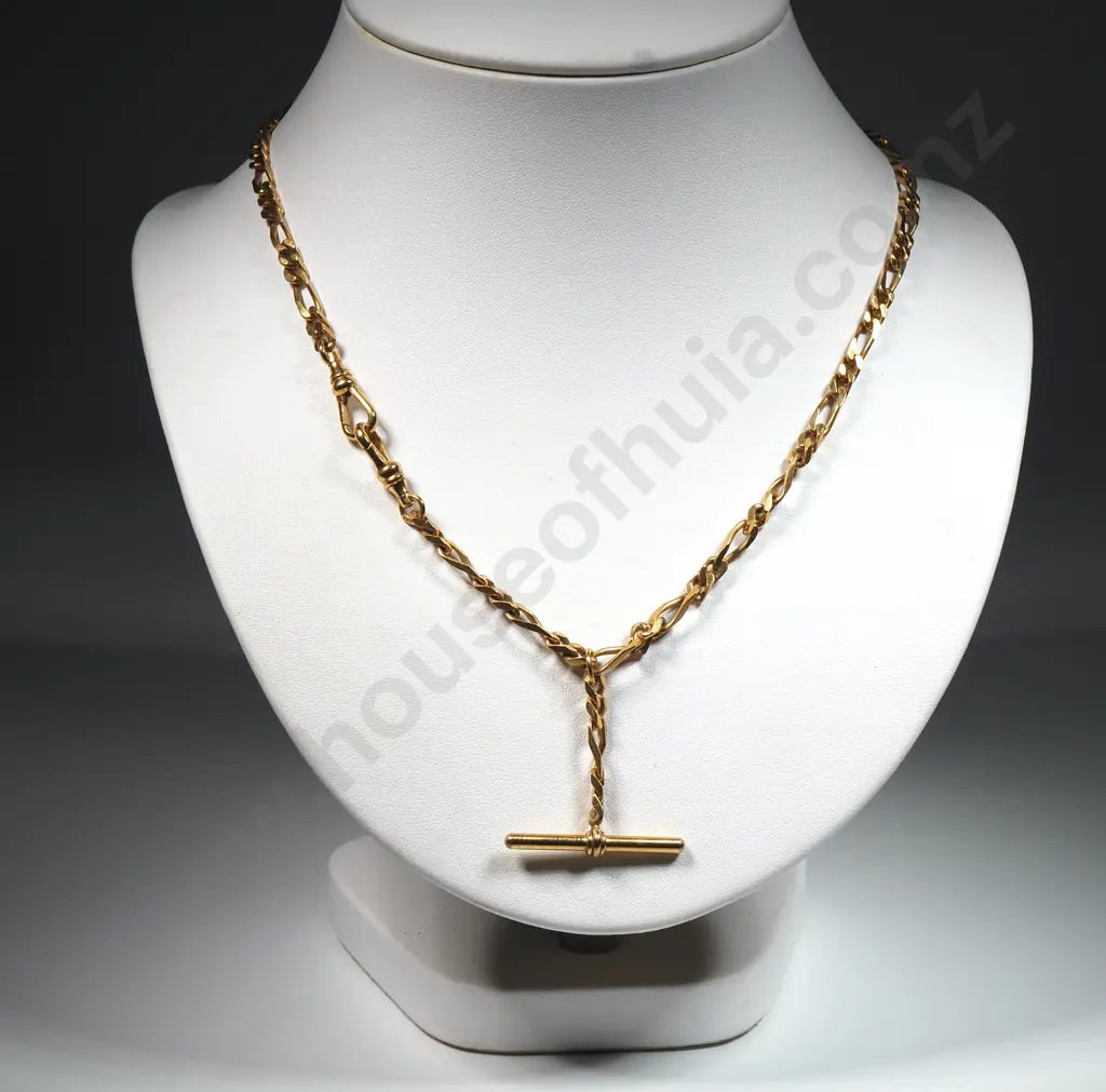 Vintage Figaro Link Fob W T Bar  Image 1++