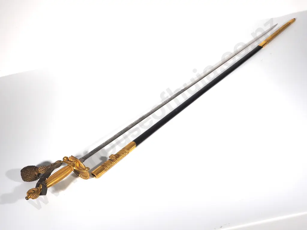 Historically Important: Governor of New Zealand The Earl of Ranfurly's Civil Dress Sword in Original Carry Leather Bag Image 1++